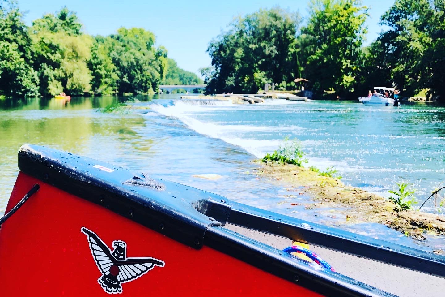 Canoe sur la charente